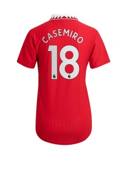 Manchester United Casemiro #18 Heimtrikot für Frauen 2022-23 Kurzarm